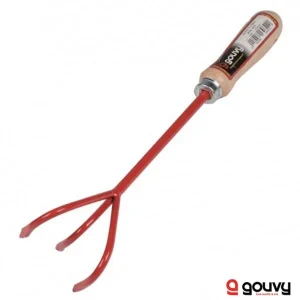 Griffe de jardin 3 dents manche court