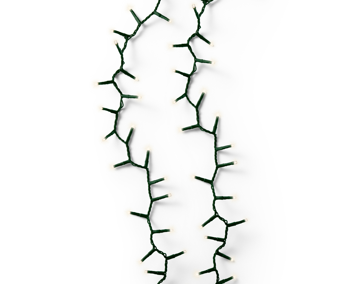 Guirlande Led Blanc Classique (câble vert)