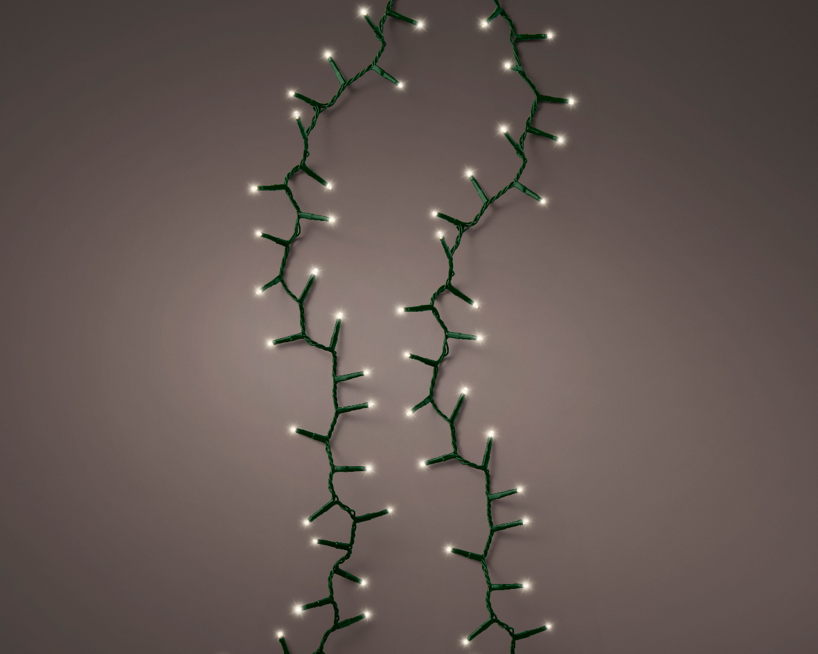 Guirlande Led Blanc Chaud (câble vert)