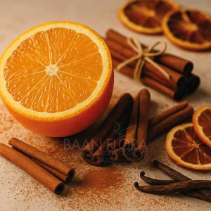 Huile parfumée naturelle d’orange cannelle