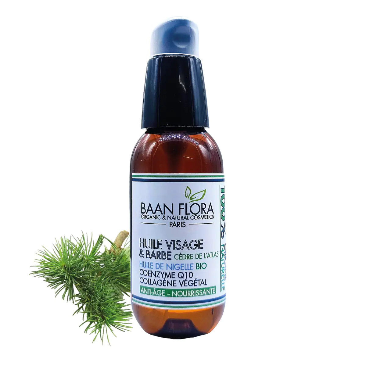 Huile visage et barbe cèdre de l’atlas