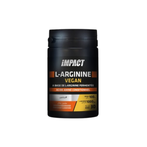 L-Arginine Vegan – 60 Gélules | 30 Servings – Impact Sport Nutrition