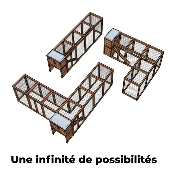 Extension de volière pour poulailler – Image 3