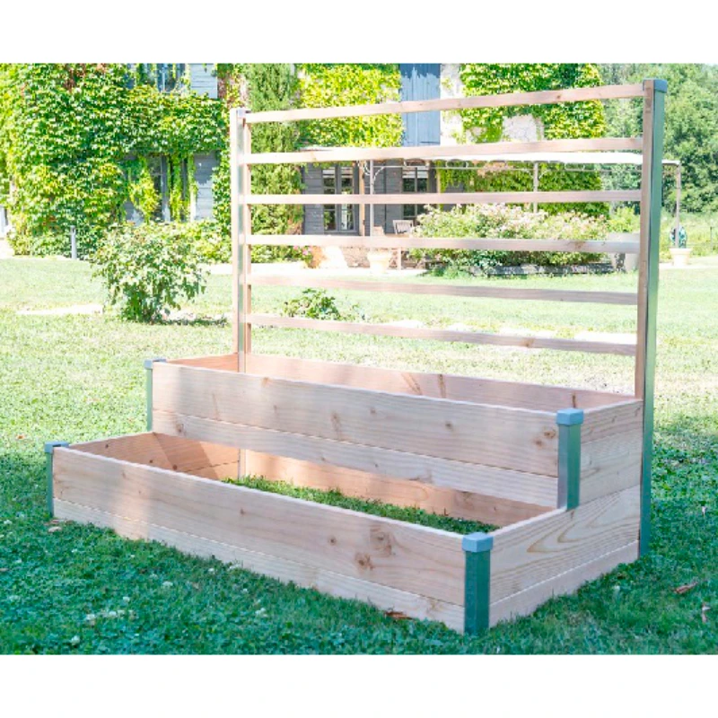 Jardinière potagère avec treillis – Image 4