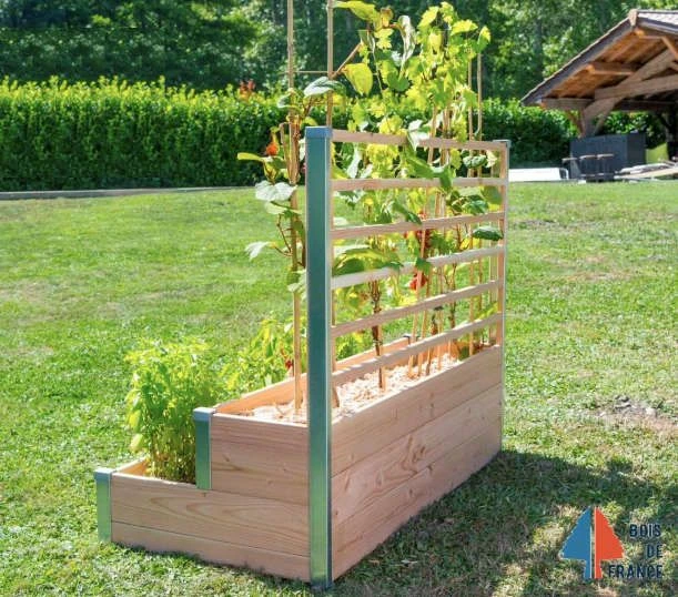 Jardinière potagère avec treillis – Image 3