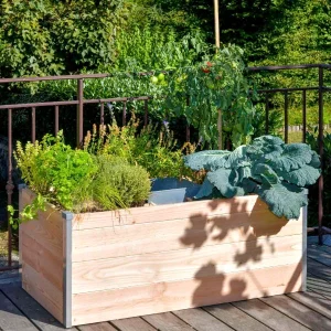 Keyhole garden pour balcon ou terrasse
