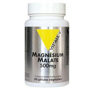 Magnésium Malate 500mg – 60 gélules végétales