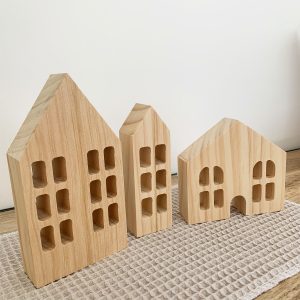 Pack village de Noël en bois