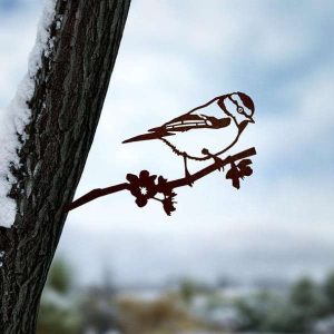 Mésange bleue – Oiseau en métal