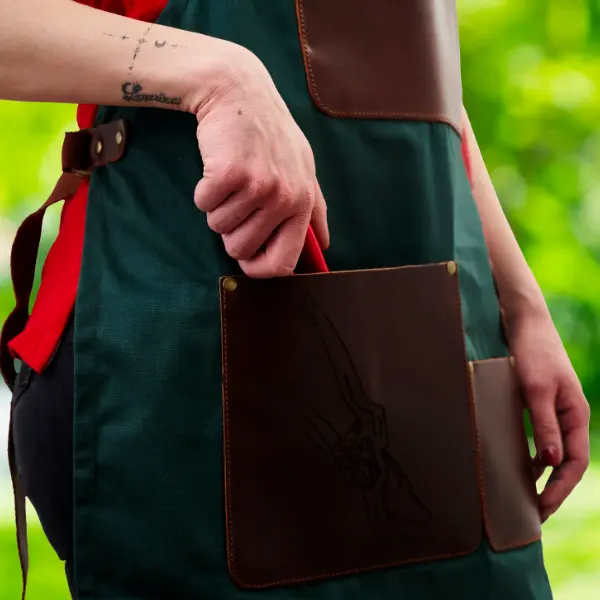 Tablier de jardinage robuste et élégant – Image 2