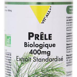 Prele Bio 400 mg EXTRAIT STANDARDISÉ – 60 Gélules végétales