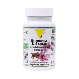 RHODIOLA ET SAFRAN BIO – 30 Gélules végétales