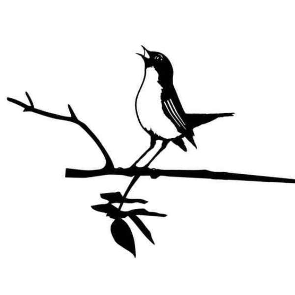 Rossignol – Oiseau en métal – Image 2