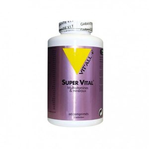 Supervital multi-vitamines et minéraux – 60 comprimés sécables