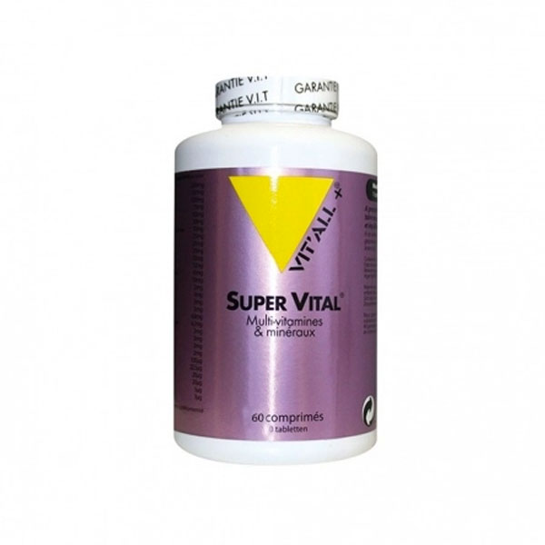 Supervital multi-vitamines et minéraux – 60 comprimés sécables