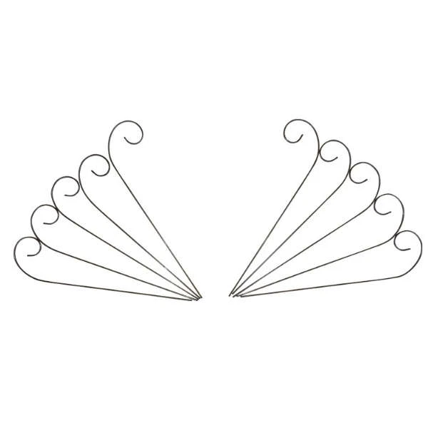 10 étiquettes en ardoise avec tuteurs – Image 2