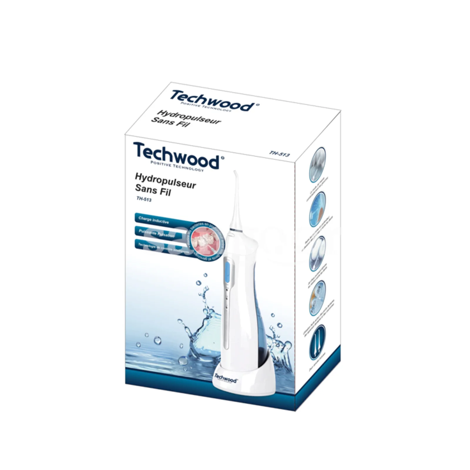 TECHWOOD Hydropulseur Sans Fil TH 513