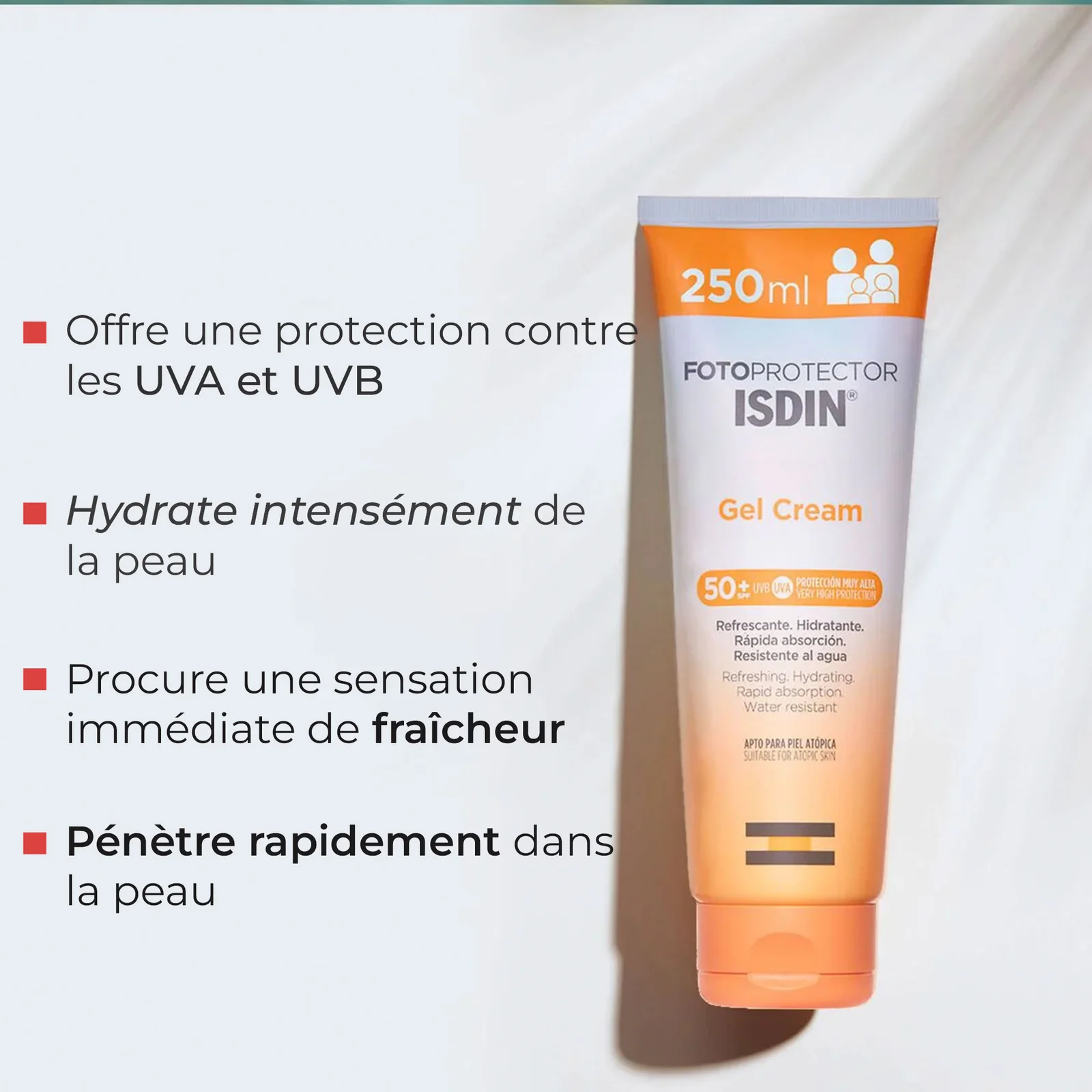 ISDIN Fotoprotector Gel Crème SPF 50 – Image 2