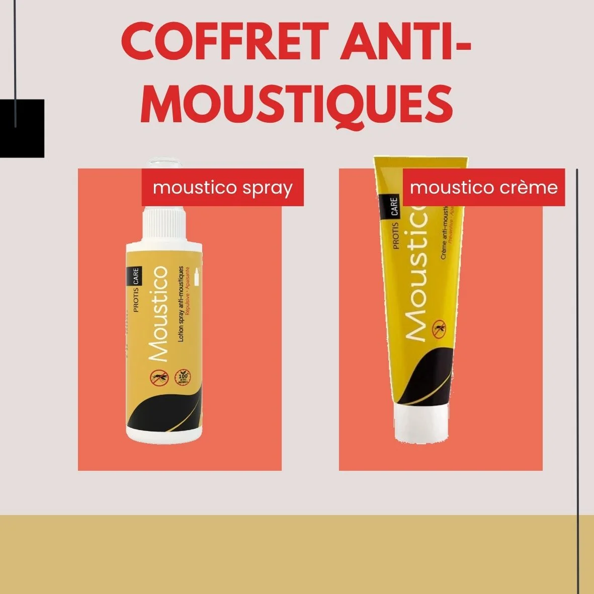 PROTIS Coffret MOUSTICO Crème et Spray – Image 2
