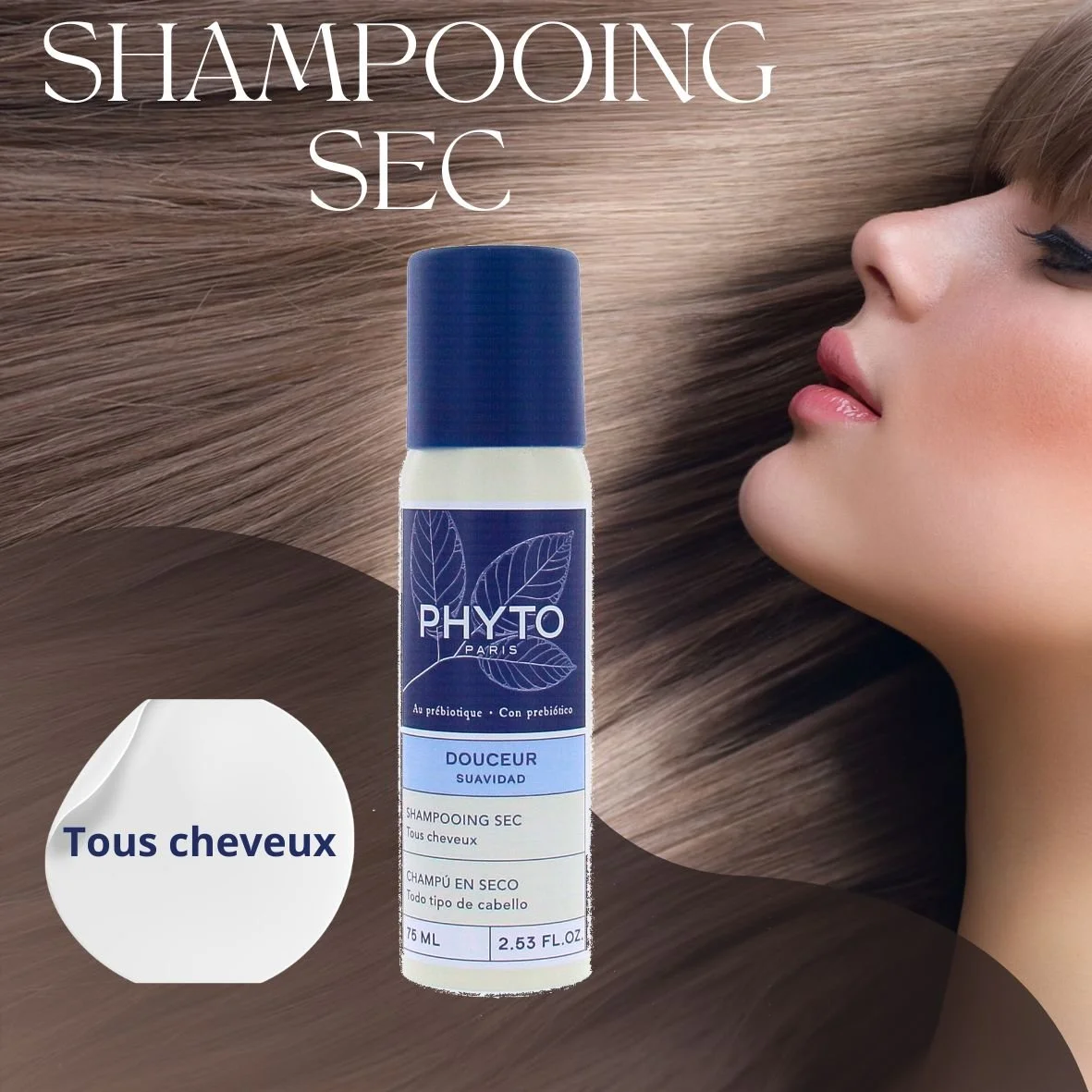 PHYTO Shampoing Sec Douceur – Image 3