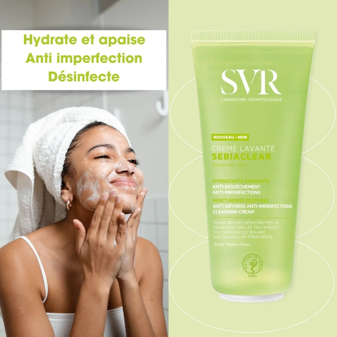SVR Sebiaclear Crème Lavante – Image 2
