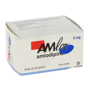 AMLOR 5 MG 90 GÉLULES
