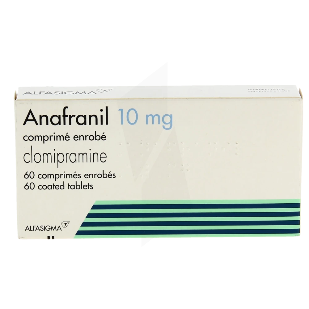 ANAFRANIL 10 MG 60 COMPRIMÉS