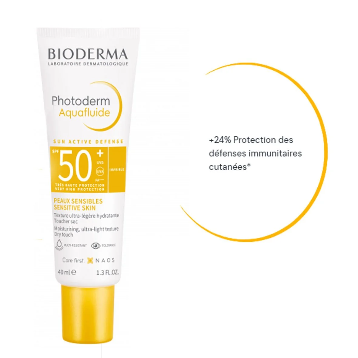 BIODERMA Photoderm Aquafluide Crème solaire invisible SPF 50+ – Image 4