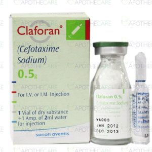 CLAFORAN 500 mg