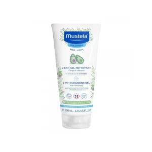 MUSTELA 2 En 1 Gel Nettoyant Cheveux et Corps