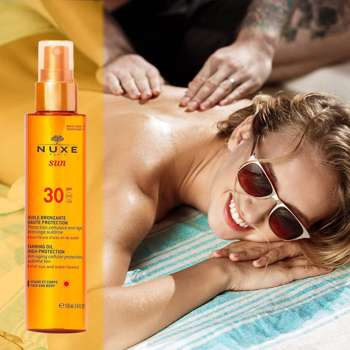 NUXE Sun Huile Bronzante SPF 30 – Image 4