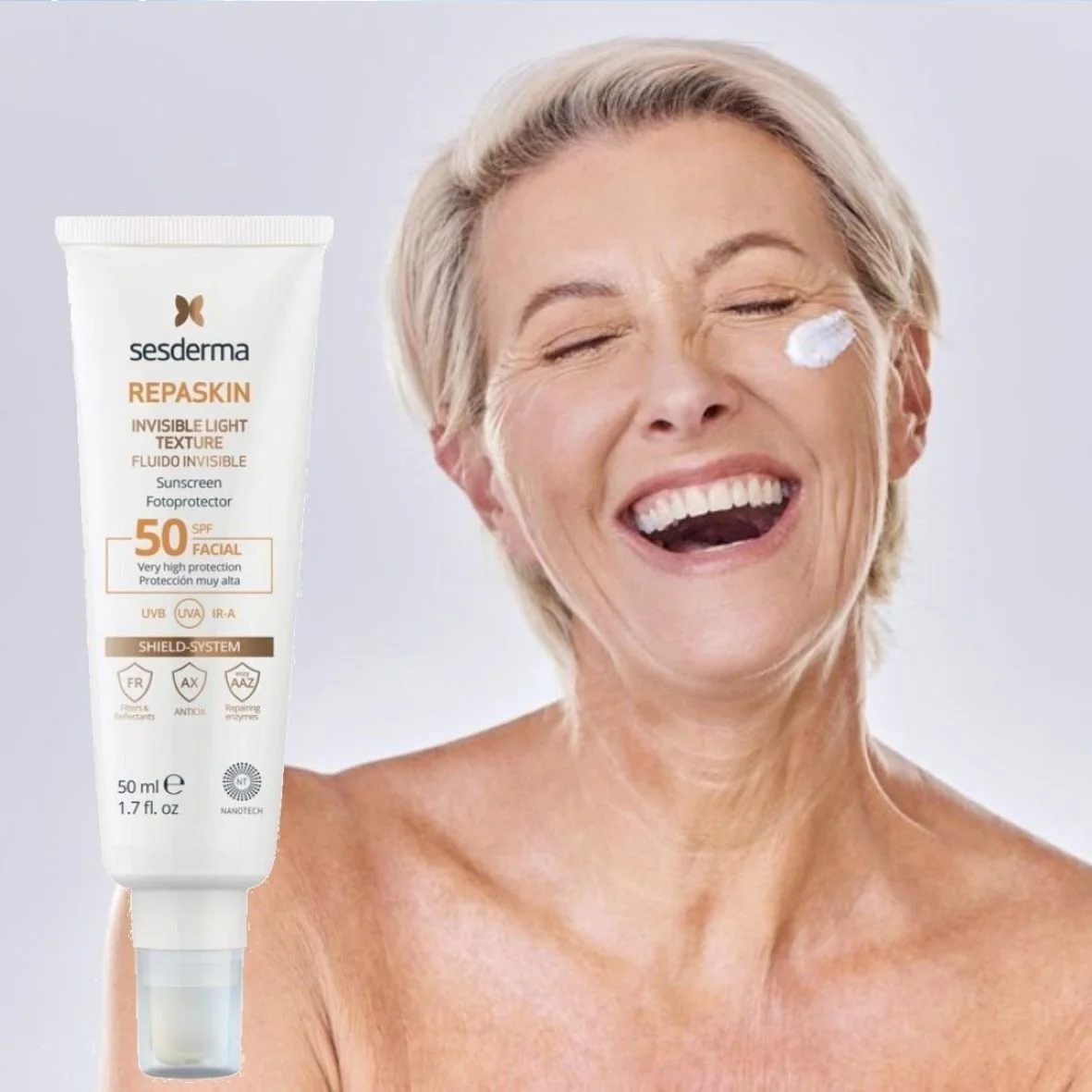 SESDERMA Repaskin Ecran solaire Photoprotecteur SPF 50 – Image 3