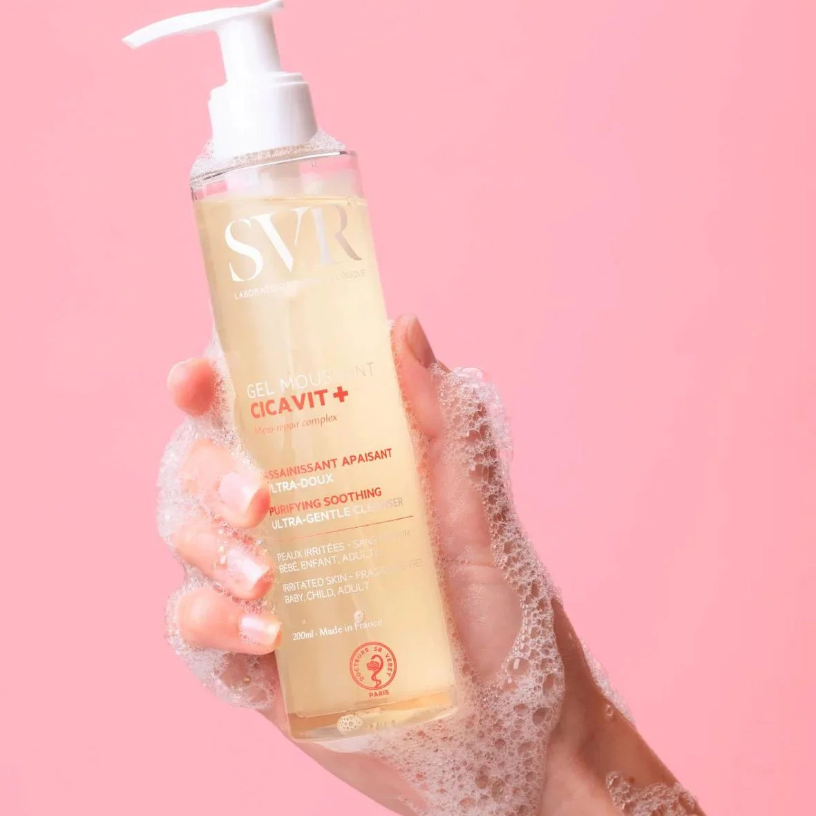 SVR Cicavit+ Gel Moussant Apaisant 200 ML – Image 4