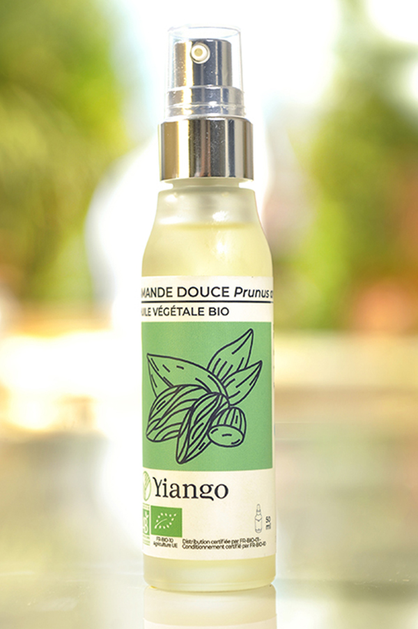 Huile végétale d’Amande Douce bio – 50ml