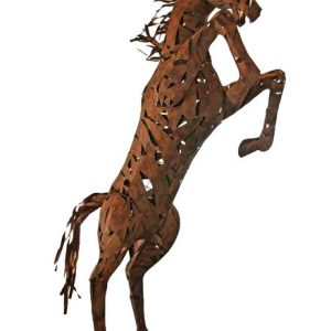 Cheval en métal