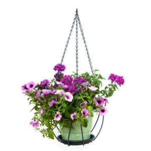 Support à pot avec chaînes