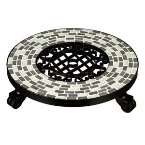 Support à plante sur roulettes