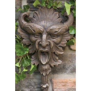 Plaque murale démon – fontaine