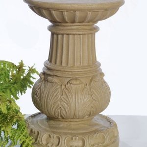 Piédestal colonne feuille