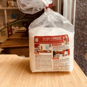 Acide citrique (sachet rechargeable 1kg)
