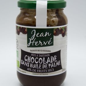 Pâte à tartiner chocolat noisette sans huile de palme – Bio