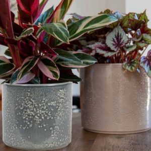 pot Pillar Lava gris ou cappuccino