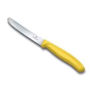 Couteau office bout rond Victorinox Jaune