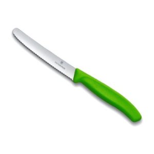 Couteau office bout rond Victorinox Vert