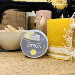 Dentifrice en poudre Citron au Charbon – Bio