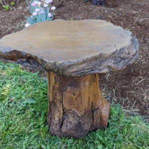 Banc/table d’appoint vivant