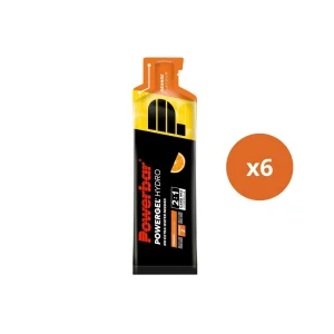 6 PowerGels Hydro POWERBAR – 67ml