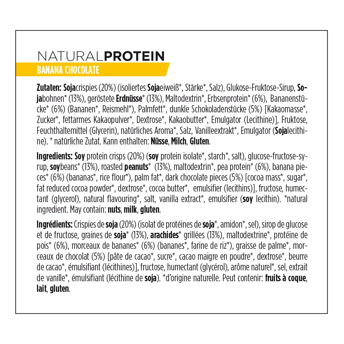 6 Barres Natural Protein POWERBAR – 40g – Image 8