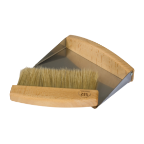 Set ramasse miettes en bois de hêtre