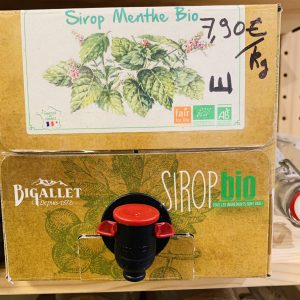 Sirop menthe – bio